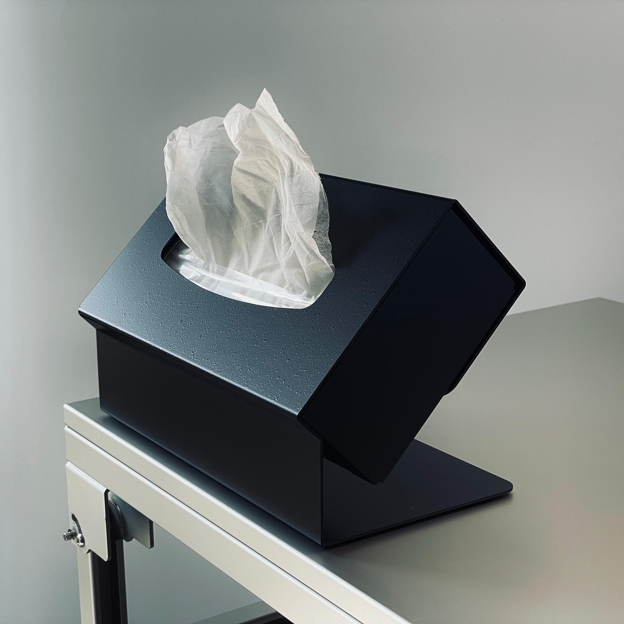 tissue box v2 color:black